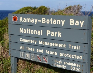 National Park sign.